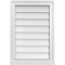 Ekena Millwork Vertical Surface Mount PVC Gable Vent w/ 2"W x 2"H , Brickmould Sill Frame, 18"W x 26"H GVPVE18X2603SN - alternate 1